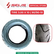 SELIS - Tubeless Outer Tire 3.00-10 (90/90-10) Universal Electric Motorcycle (Tire)