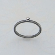 smile ball pico ring_2 ( s_m-R.43) 微笑 笑 銀 環 戒指 指环 疊環 jewelry sterling silver