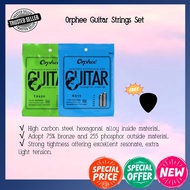Orphee Guitar String Set Acoustic String / Electric String ( Tali Kapok/Tali Current )