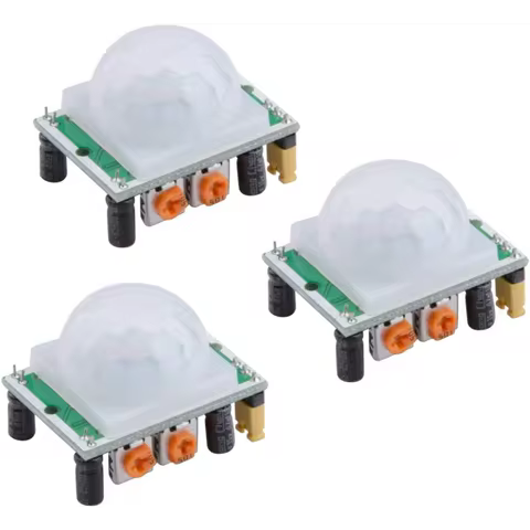 HC-SR501 PIR Motion Sensor Module Human Body Infrared Detector 3.3V-5V Adjustable for Arduino Raspbe