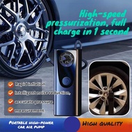 【Quick inflation/portable】Portable high-power car air pump/Electric Air Compressor Inflator/Car Bicycle Pump Wireless Air Pump Car Air Pump Tyre