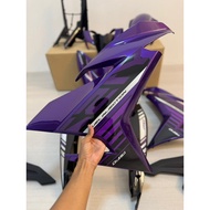 EXCITER COVER SET Y15ZR V2 PURPLE BLACK (301) Y15