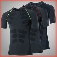 Clearance Sale Compression Men T-shirts workout Sports Running T-shirt Short Sleeve Jogger Tshirt Fi