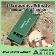 3-Frequency Whistle Emergency Survival Equipment Outdoor Camping Hiking Sport Rescue signal sound fi