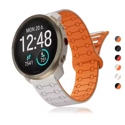 22mm Magnetic Silicone Watch Strap For POLAR Vantage M3 M2 M V3 Loop Band POLAR Grit X2 Pro Titan/Gr