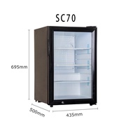 Chaiyo Sale ตู้แช่เย็น ตู้เก็บความเย็น ตู้เย็น ความจุ 70L-105L ตู้แช่เครื่องดื่ม ตู้แช่เย็น 1ประตู ตู้เย็นเชิงพาณิชย์ ตู้เย็นขนาดเล็ก-ใหญ่ 70L One