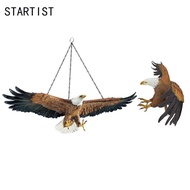 STARTIST Polyresin Eagle Flight of Freedom American Bald Eagle Hanging Bird Statue