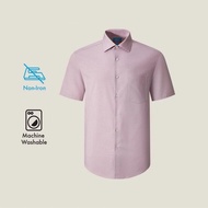 G2000 Men's Pink Short-Sleeved Shirt SMART FIT Style Casual Formal G2000 Men Shirt