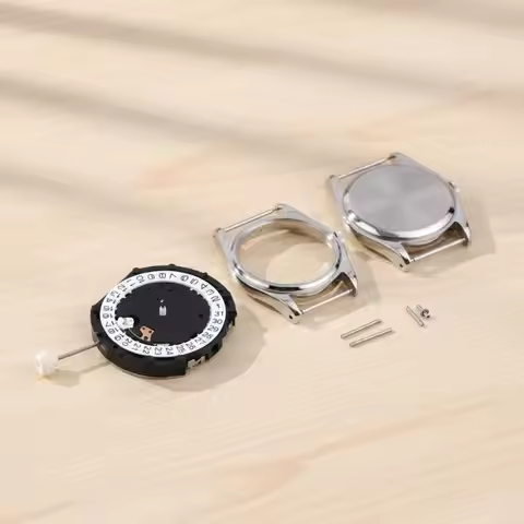 PE50 Quartz Watch Movement 6 Pin Single Calendar 2/6/10 Seconds Quartz Movement