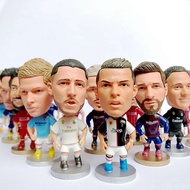 Football Player Superstar Ronaldo Messi Neymar Dybala  Beckham Zidane Modric Model Toys Action Figur