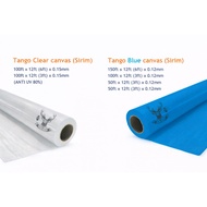 PESheetTransparent&Blue/CanvasBiru&terang1ft/150ft