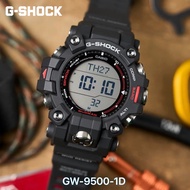 [Official Marco] GSHOCK GW-9500-1D Master of G- Land MUDMAN Triple Sensor Black Digital Men Watch GW