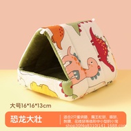 Sarang kapas hamster, tempat persembunyian hamster emas, sarang tidur, rumah kecil, sarang hangat un