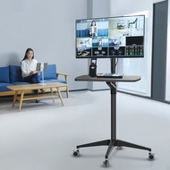 UT-2 Ergonomic Full Motion 2in1 Laptop Floor Stand Monitor Keyboard Support Height Adjust Moving Notebook Desk