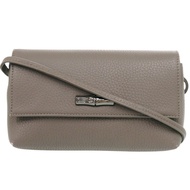Longchamp Roseau 灰色皮革肩背包 1714 [二手] 成色極佳