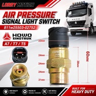 Air Pressure signal Light Switch HOWO SINOTRUKA7/T7/T5 811w25503-02752 CHINA LORRY