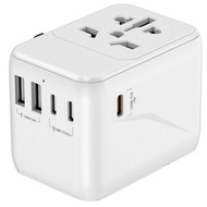 PISEN(TP-C95) 3 in 1 Global Travel Charger GaN60W 3 Type C + 2 พอร์ต USB A สร้างสายเคเบิล Type C