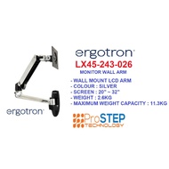 ERGOTRON 45-243-026 LX WALL MOUNT LCD ARM, 2593532