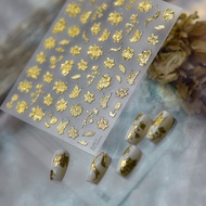 September New Product [Nail Sticker] Metal Style-Butterfly Love Flower