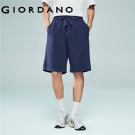 GIORDANO MEN Men Elastic Waist Shorts 18106807