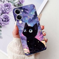 เคสสำหรับ Vivo Y04 4G ลายแมวน่ารักเคสซิลิโคนนิ่มโทรศัพท์ Y29s Vivo เคสสำหรับ Vivo Y 29S VivoY29s Y 0