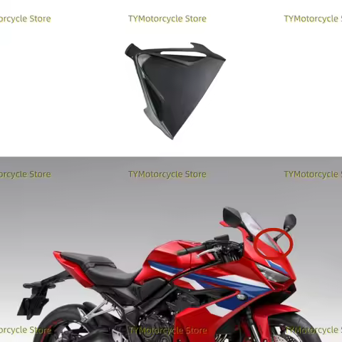 Motorcycle Accessories Front Upper Nose Headlight Fairing Cowls Cover Set Fit For Honda CBR650R 2024