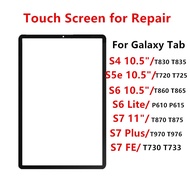 Touch Panel For Samsung Galaxy Tab S7 Plus FE S4 S5e S6 Lite T970 T730 T870 T875 T876B Outer Glass L