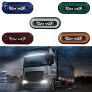 NOBELJIAOO 1PC LED Side Marker Light Truck Clearance Lamp Tail Devil's Eyes Light Trailer Tractor Lo