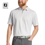 FootJoy FJ ProDry Performance Geometry Print Stretch Pique Mens Golf Shirts เสื้อแขนสั้น ชุดกอล์ฟ สำ