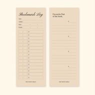 Vintage Bookmark Log card 5pcs