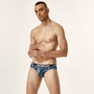 Men Briefs SEOBEAN Fashion Magic Orange Magic Blue Briefs Digital Print Cool Underwear