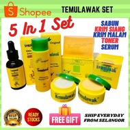 ORIGINAL (5in1 set) TEMULAWAK SET DAY&NIGHT CREAM,SABUN'serum & TONER