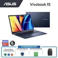 ASUS VivoBook M1502I-AE8150WS / AE8155WS Laptop | AMD R5 4600H | 8GB RAM 512GB SSD | 15.6'' FHD Touch | W11 | MS OFFICE+BAG