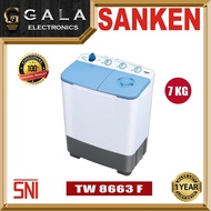 PROMO Mesin Cuci Sanken TW 8663 F 8 KG (2Tabung)