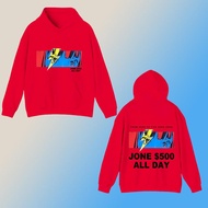 Hoodie M-3xl เสื้อกันหนาวคลุมด้วยผ้า Jone500 เสื้อโจร500 รุ่น Eye To Eyeball พิมพ์ลาย Hoodie แขนยาวส