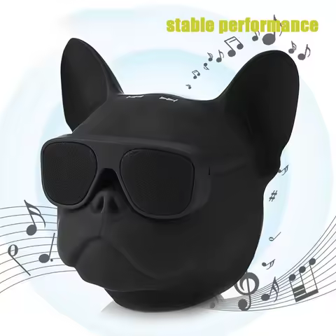 Bluetooth Speaker Stereo Sound Speaker Portable Dog Shaped Stereo Sound Music Player Bluetooth Wirel