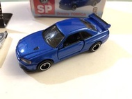 Tomica Initial D BNR34 GT-R 藍色