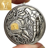 high-quality Movable Mechanism Holy Grail Coin Hobo Nickel Morgan Dollar Roman Booteen Wandering Rem