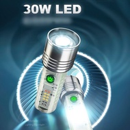 520A Mini Pocket Flashlight 8 Modes Waterproof Magnet Strobe Light 520