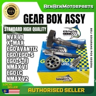 NVX155 V1 XMAX EGO AVANTIZ EGO EGO S FI EGO LC NMAX V1 V2 GEAR BOX SET ASSY STANDARD ORIGINAL ESPADA