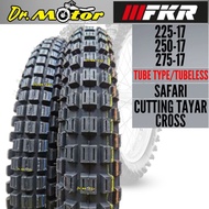 【Barang tempat】FKR TYRE TAYAR 17 Tube type TUBELESS SAFARI 225 250 275 TYRES TIRE TIRES KEBUN MOTORC