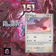 Pokemon TCG Pidgeot 151 English