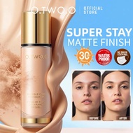 O.TWO.O 2 In 1 Foundation SPF 30 PA+++ Long Wear 24H Full Coverage Lightweight Smooth Matte