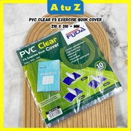 AtuZ [ReadyStock] Pembalut Buku PVC/Protective Book Wrapper/Transparent Book Cover Wrapper Pembalut 