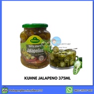 Yummora- Kuhne Jalapeno Peppers 375ml | Cabe Jalapeno | Acar Jalapeno