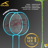 [B1F1] HUNDRED Badminton Racquet Powertek200
