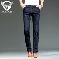 Slim Fit Jeans Men Straight Cut Stretchable Denim 09
