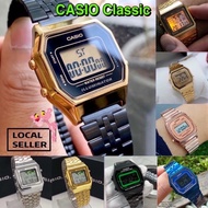 DIGITAL FASHION CASIO classic B650/A500/A168/ LA680 🔥Promosi Rose Gold Black Gold Ladies