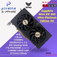 Used Sapphire RX460 4G 4GB GDDR5 D5 AMD graphics grafik graphic card cards stock GPU RX 460
