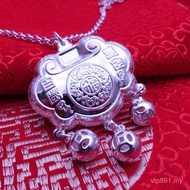 Silver Bracelet Silver Bracelet Children 999 Sterling Silver Longevity Lock Baby Silver Jewelry Baby
